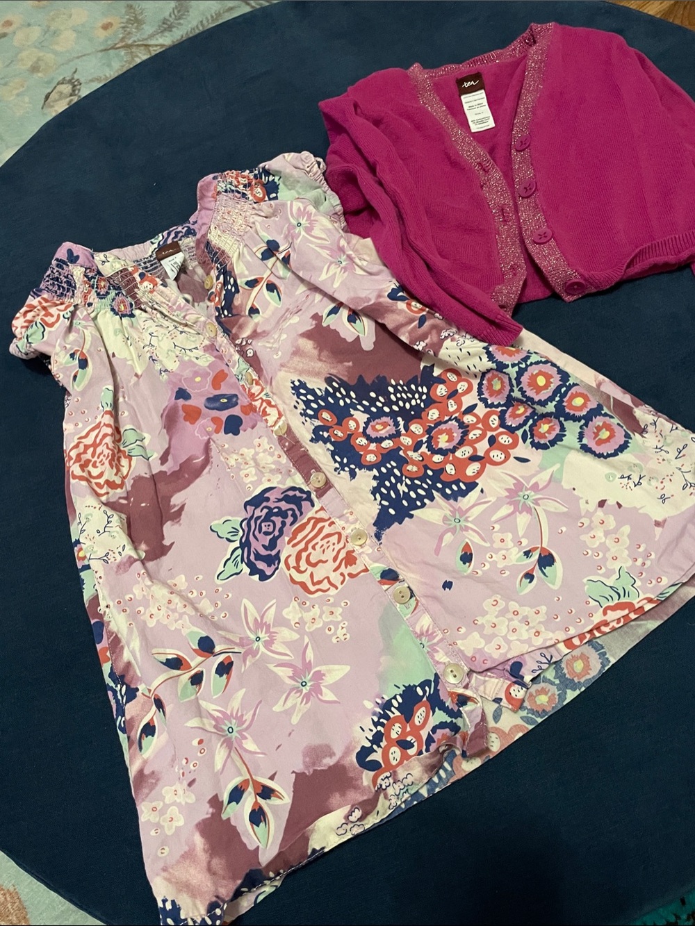 Tea dress and Cardigan size 4